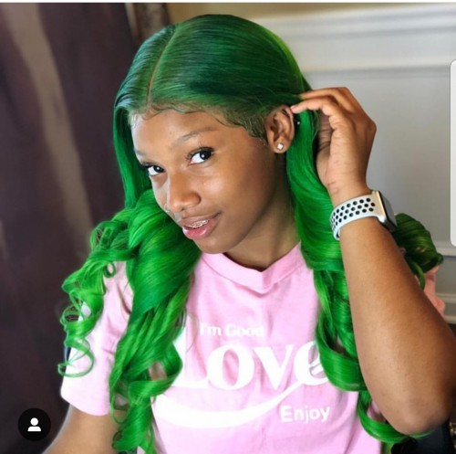 Coloured Lace Frontal Wigs