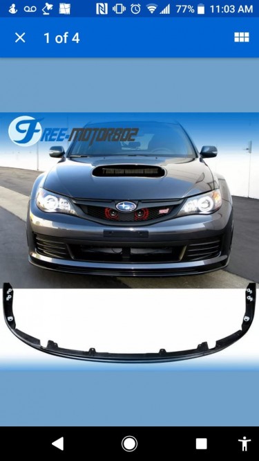 Subaru Front Lip