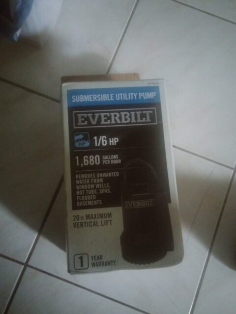 EVERBILT Submersible Utility Pump