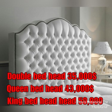 Leather Bed Head Bed Foot And Ottomans 