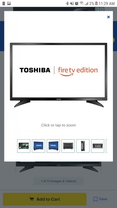 32 In Toshiba Smart Tv