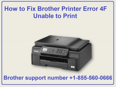 How To Fix Brother Printer Error 4F 