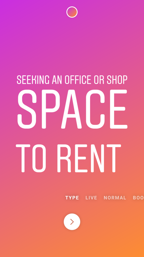 Seeking A Office Or Shop Space