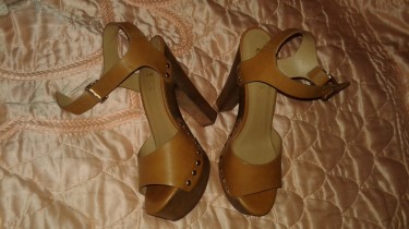 Women Brown Leather Heels