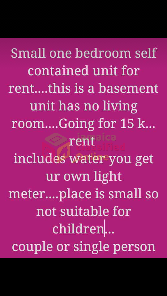 One Bedroom Basement For Rent In Mandeville Manchester Houses