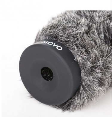  Movo Furry Rigid Windscreen For Microphone 4.7in