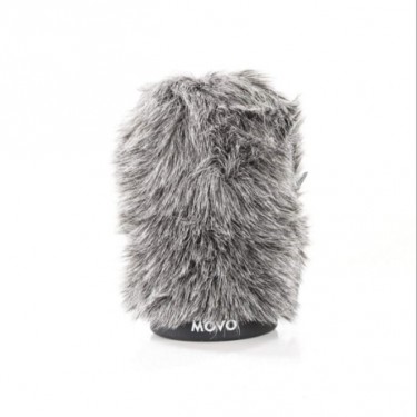  Movo Furry Rigid Windscreen For Microphone 4.7in