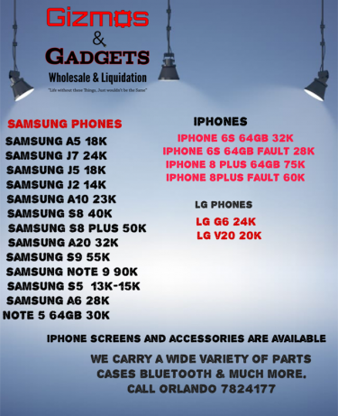 Samsung Lg Iphones 