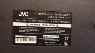 43 Inch JVC Smart TV