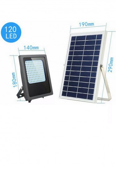 120 LED Solar Security Floodlight For Outdoor 
