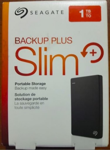Seagate Backup Plus Slim 1TB External 5400RPM