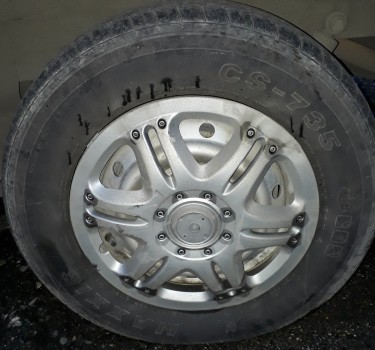 4× 5 Lug Rims With Maxxis Tyres 