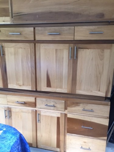 Kitchen Cupboards - 20 Feet Of Solid Wood