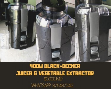 Black + Decker 400W Juicer