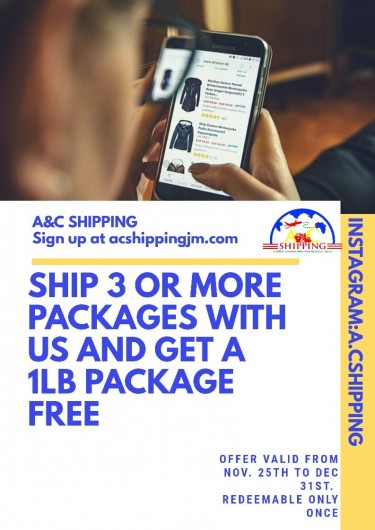 Online Shopping Made Easy With A&C Shipping. 