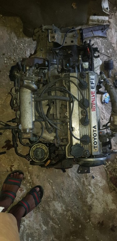 Toyota 5A Engine And Transmission 