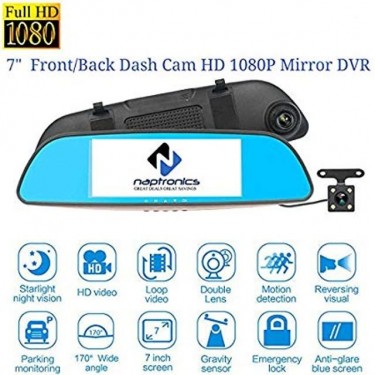 Dual Lens (Front And Rear) Car Camera DVR System