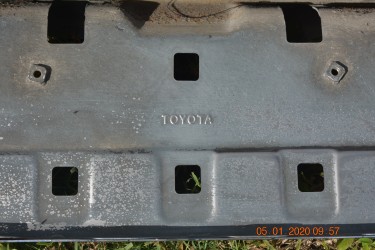 2015 Toyota Hilux Chrome Back Bumper