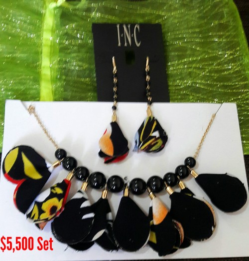 INC. Necklace And Earring Set