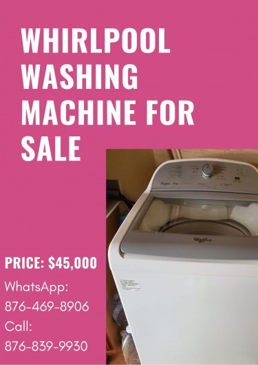 Top Load 17kg Whirlpool Washing Machine