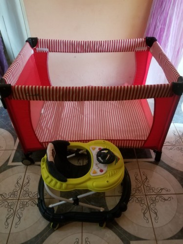 Play Pen And Baby Walker For Sale 9k For Both 
