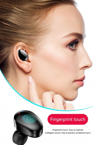 Bluetooth Headset Touch Waterproof Earphones