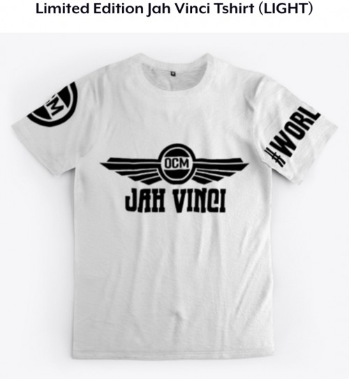 Limited Edition Jah Vinci Tshirts