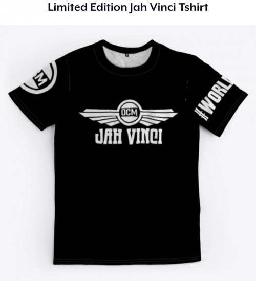 Limited Edition Jah Vinci Tshirts