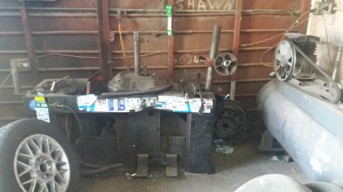 Two Tyre Machine And 250 Gallon Air Compressor