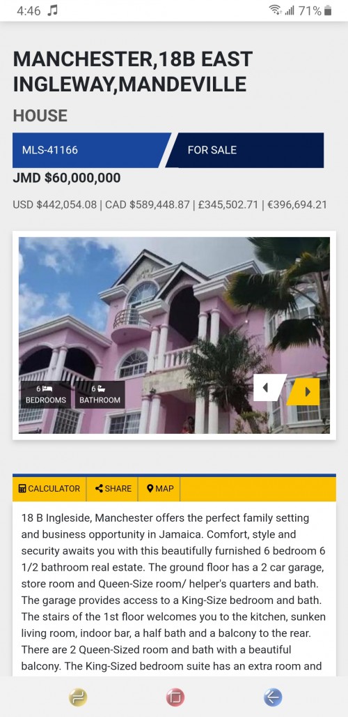 6 Bedrooms 6.5 Bathroom House For Sale