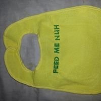 Personalised Baby Cloths With Embroidered Messages