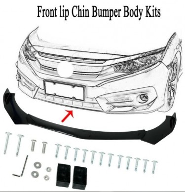 Universal Front Bumper Lip Body Kit Spoiler