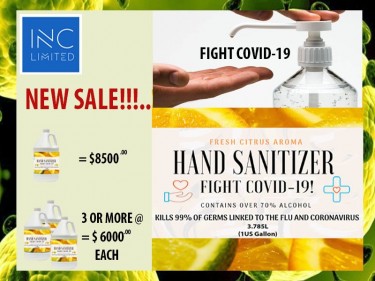 NEW SALES!!!!!  FIGHT COVID -19 !! HAND SANITIZER