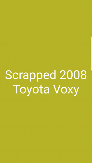 2008 Toyota Voxy 