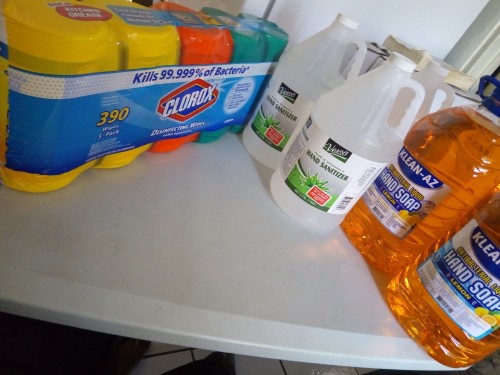 Hand Sanitizer & Soap Clorox Wipes FREE DELIVERY