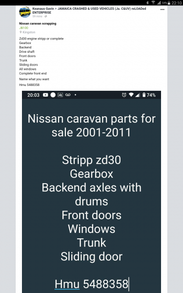 Nissan Caravan Scrapping
