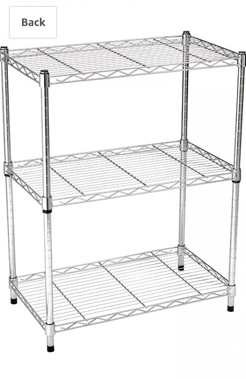 3-Shelf Adjustable, Heavy Duty Storage Shelving