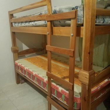Bunk Bed: Custom Built With Solid Wood