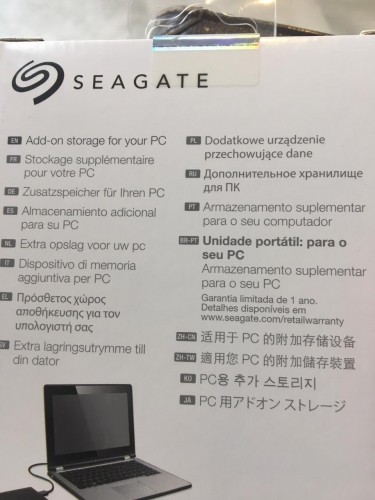 Seagate 2 TB Portable Storage