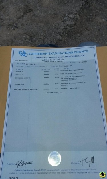 CXC Subjects For Sale With Proof
