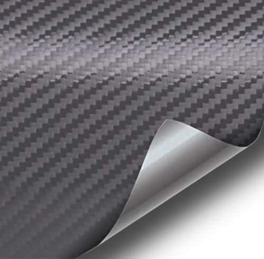 Black Carbon Fiber Wrap W/Air Release (72” X 60”)