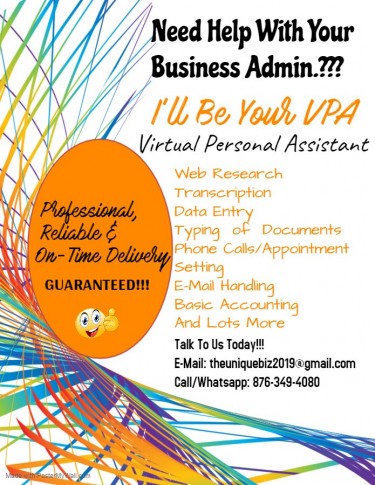 I Will Be Your Expert Virtual Assistant
