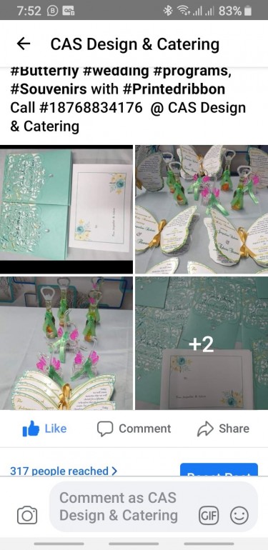 Wedding Cake Boxes, Bouquets, Corsages, Decor Etc