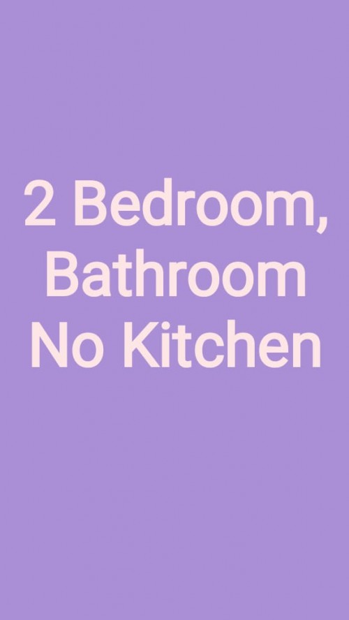 2 Bedroom. Bathroom Walking Closet No Kichten