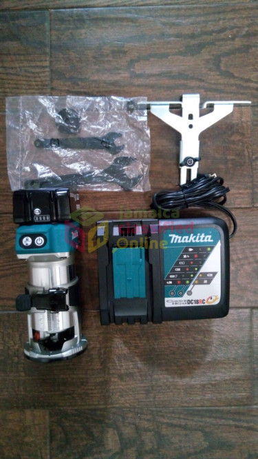 Makita Battery Powered Router 18 Volts Set