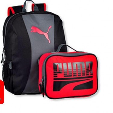 Puma Backpack And Lunch Bag 