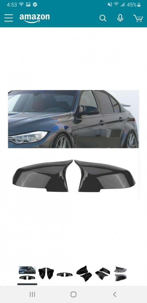 BMW Side Mirrors Cover For F30