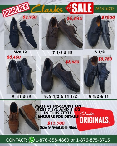 Clarks Shoes For Men (Brand New)