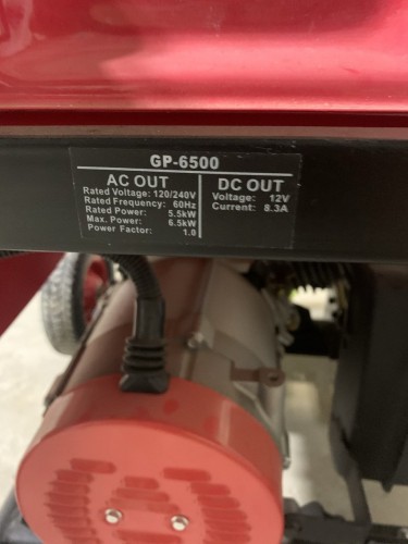 6500 W Generator 