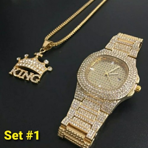 Jewelry Set Chain And Watch